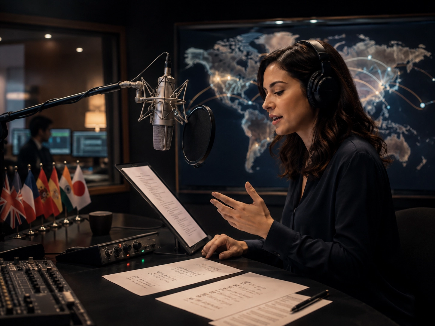 Mehrsprachige Voice-over-Produktion