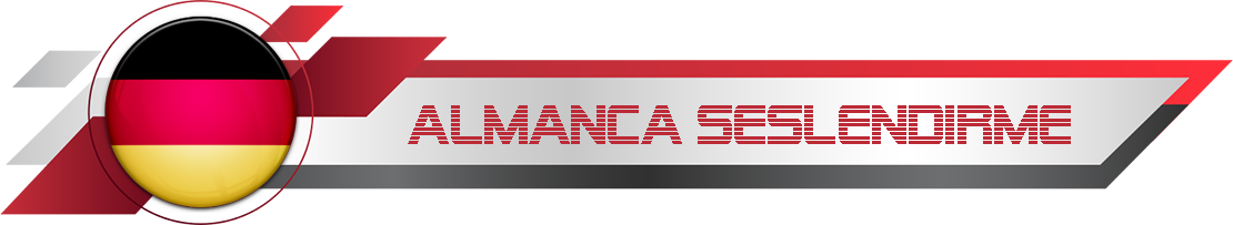 Almanca Seslendirme